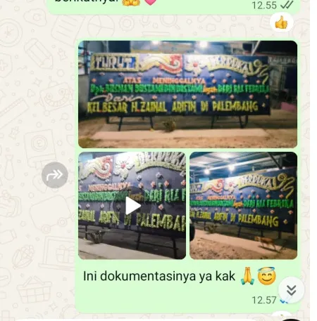 Pengiriman Papan Bunga Duka Harjamukti