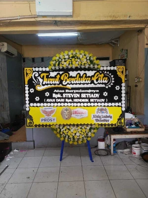 Papan Bunga di Harjamukti